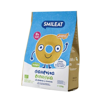 Confezione da 2 biscotti ECO per bambini al farro e mela Smileat, 220 g