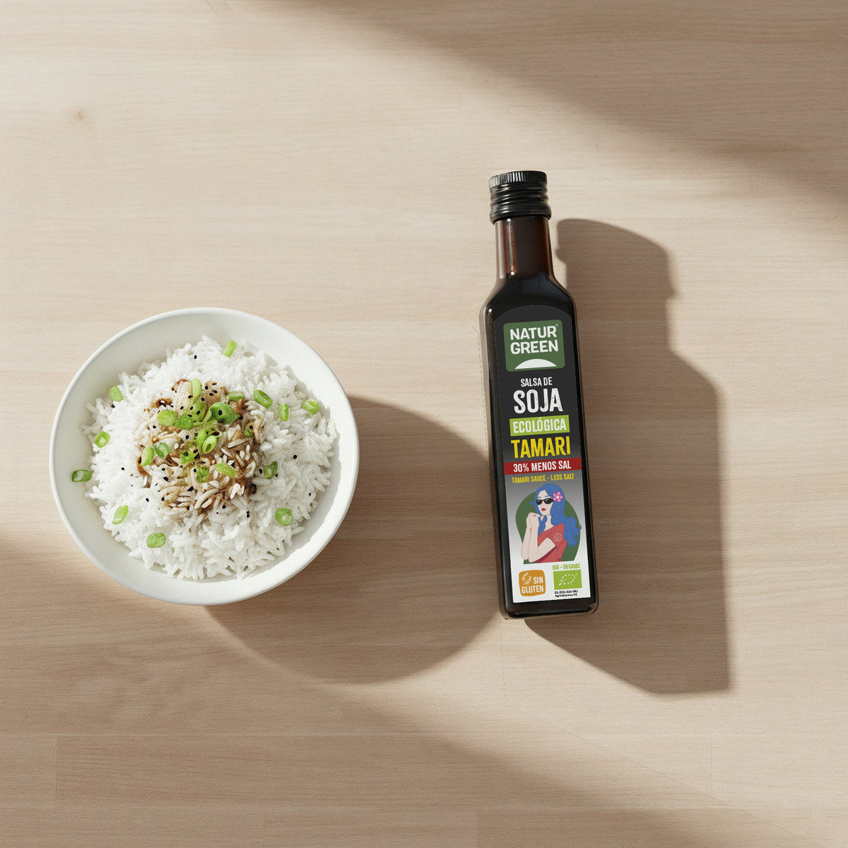 Tamari à teneur réduite en sel Bio NaturGreen 250 ml