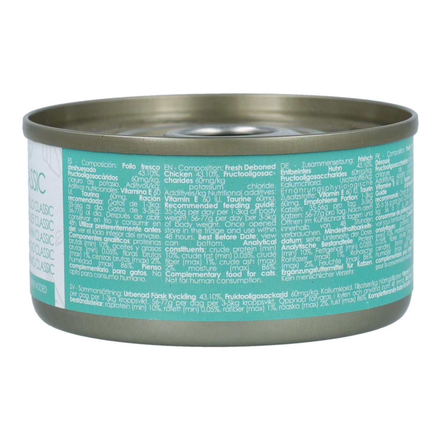Kit Cat Toppingsburk – Classic Chicken 80 g Våtfoder för katter i gelé