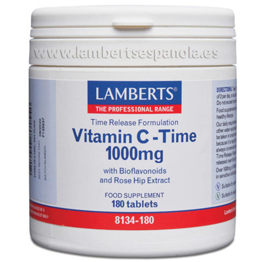 Vitamin C med fördröjd frisättning 1000 mg Lamberts 180 tabletter