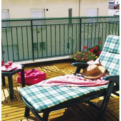 Filet à mailles carrées 1x5m 5x5 mm Nortene Marron