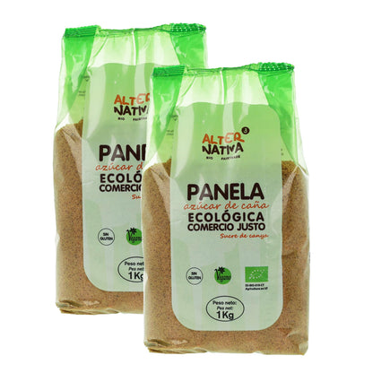 2er-Pack Bio-Panela-Zucker von Alternativa, 1 kg