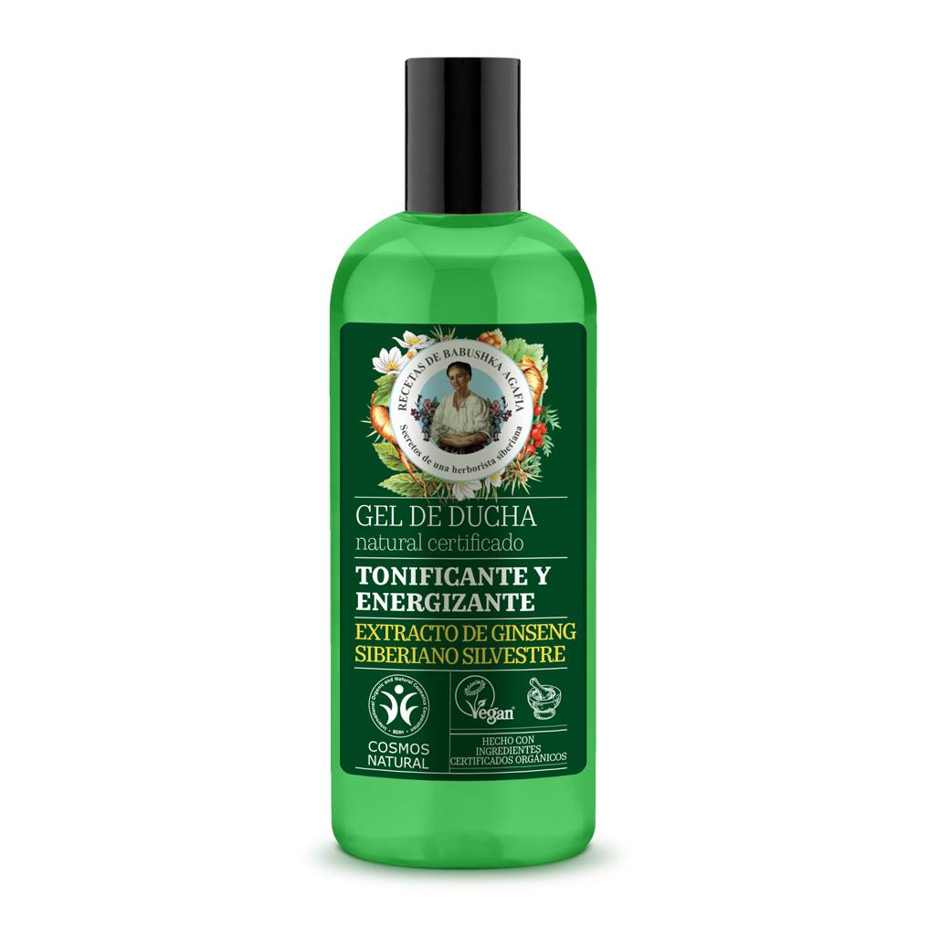 Certified natural invigorating and energising shower gel Agafia Natura Siberica 260 ml