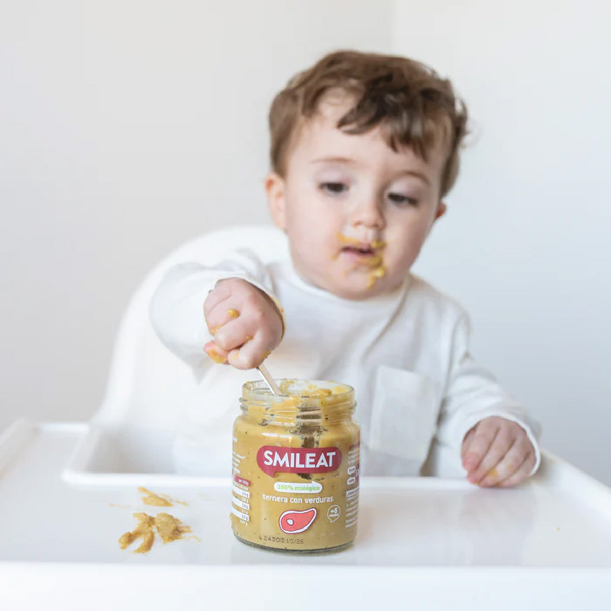 Confezione da 12 vasetti BIO manzo e verdure +6 mesi Smileat 230 g