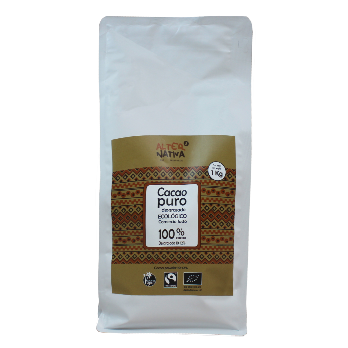 Entfetteter Bio-Kakao Alternativa3 in Pulverform 1 kg