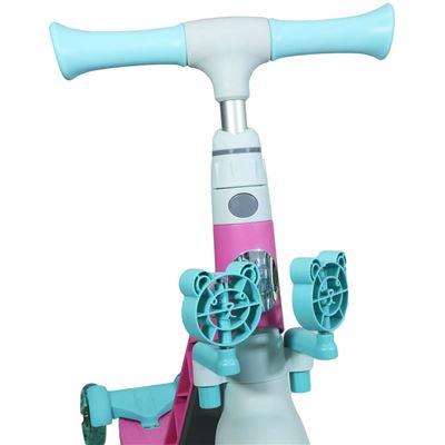 Pillu Trottinette enfant 3 en 1 Rose