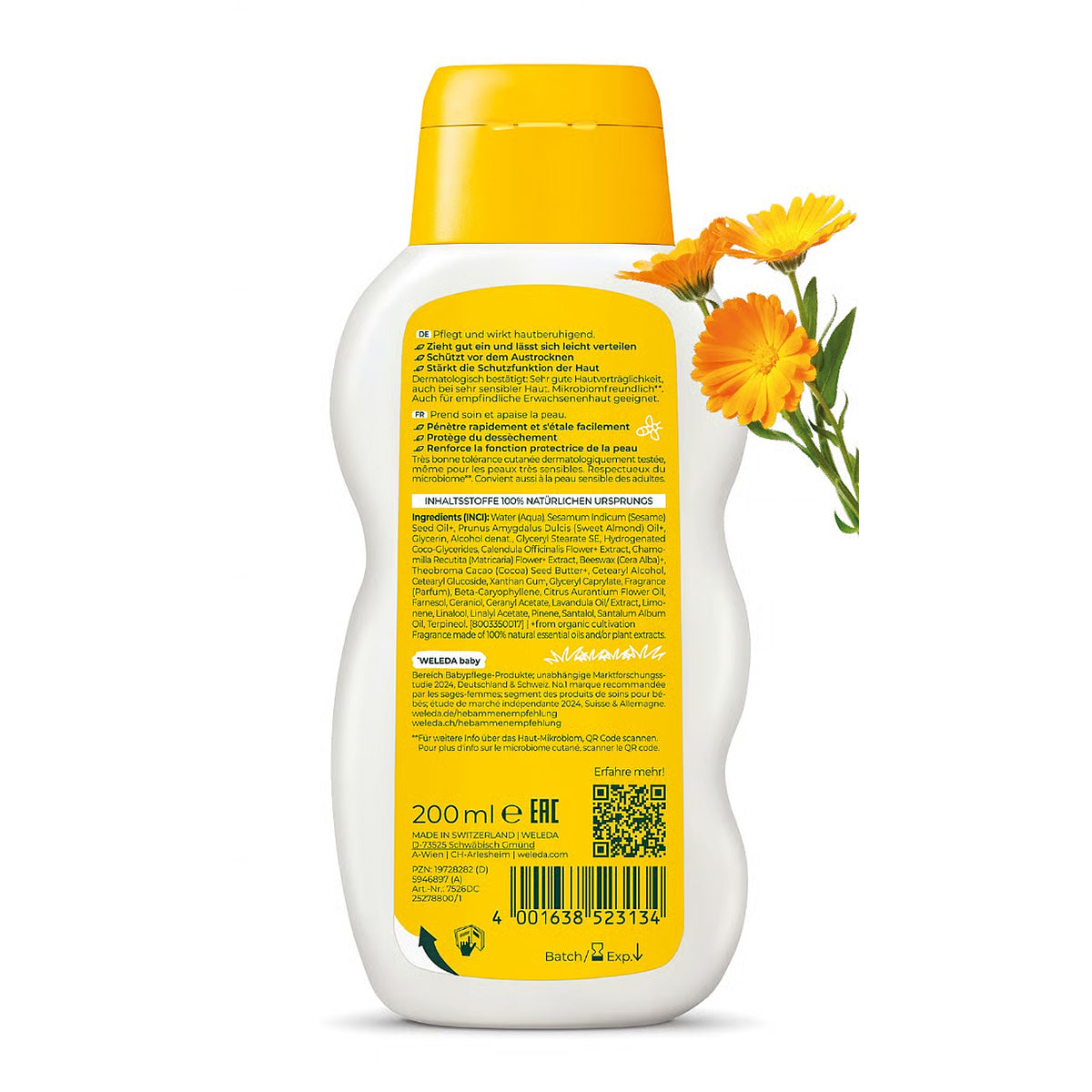 Weleda calendula bodylotion, 200 ml