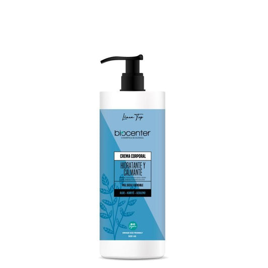 Biologische hydraterende en kalmerende bodycrème Aloe Karité Azuleno lijn top 500 ml