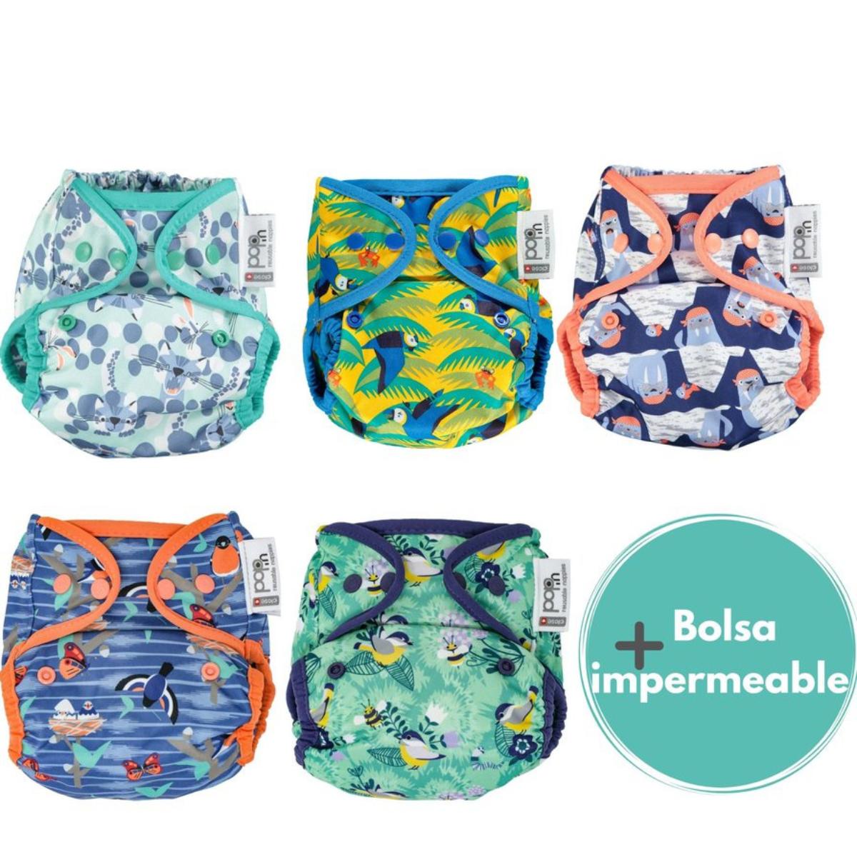 5er-Pack Pop-in-Hosenklammern