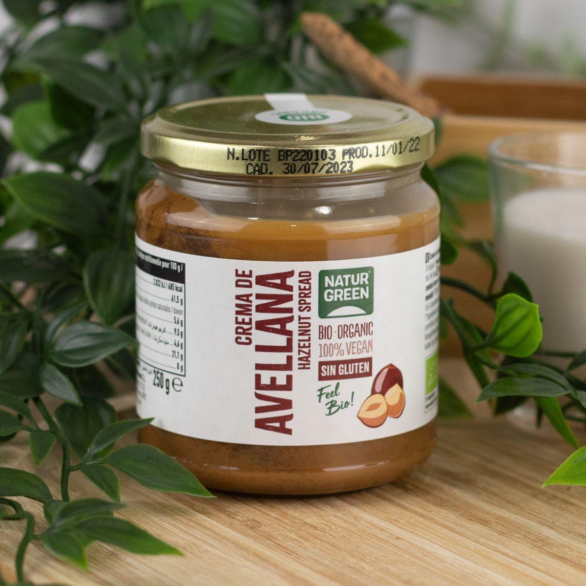 NaturGreen 100% Bio-Haselnusscreme 250g