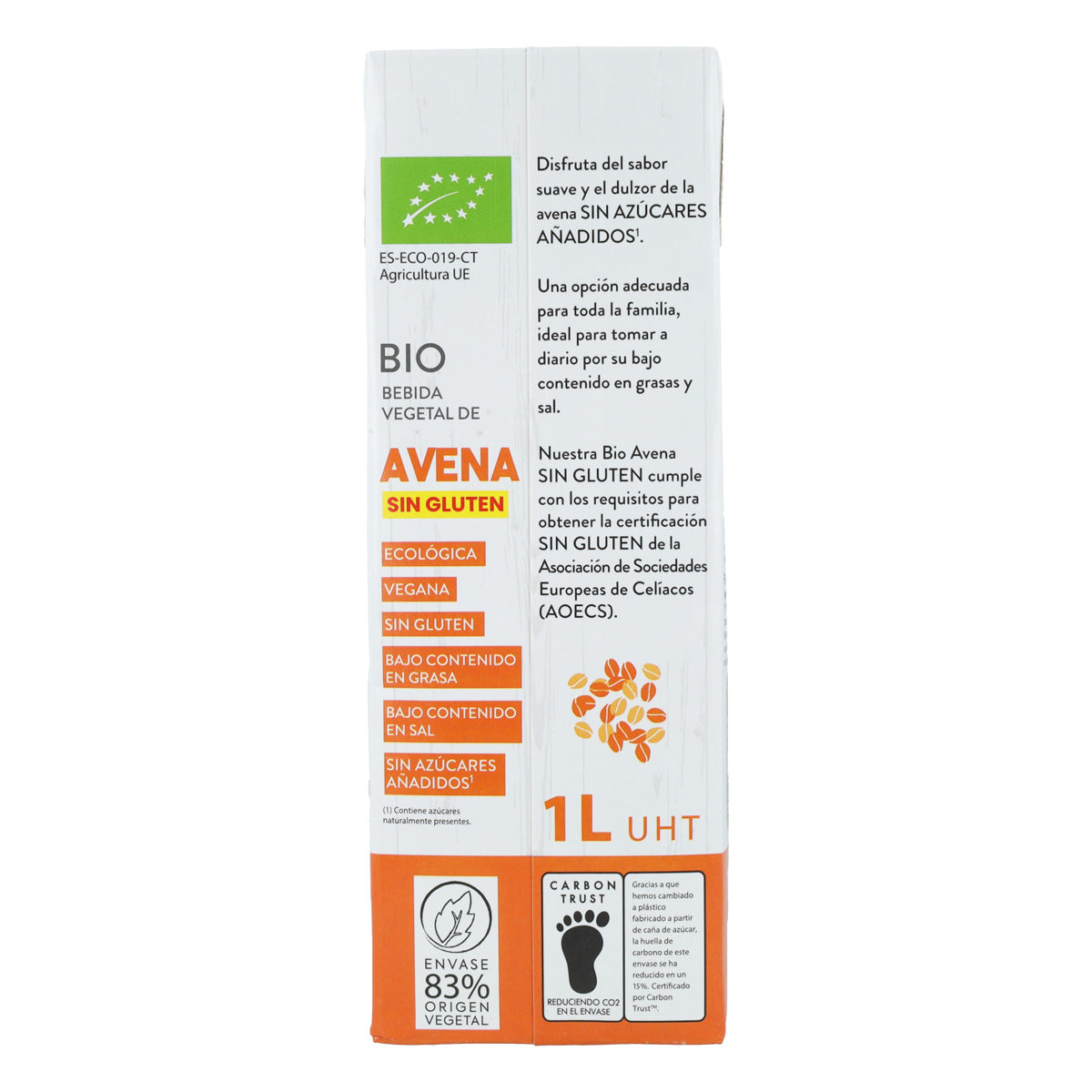 4-pack glutenfri havredryck Bio Sol Natural 1 l