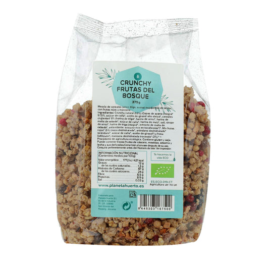 Muesli croquant aux fruits des bois ECO Planeta Huerto 375 g
