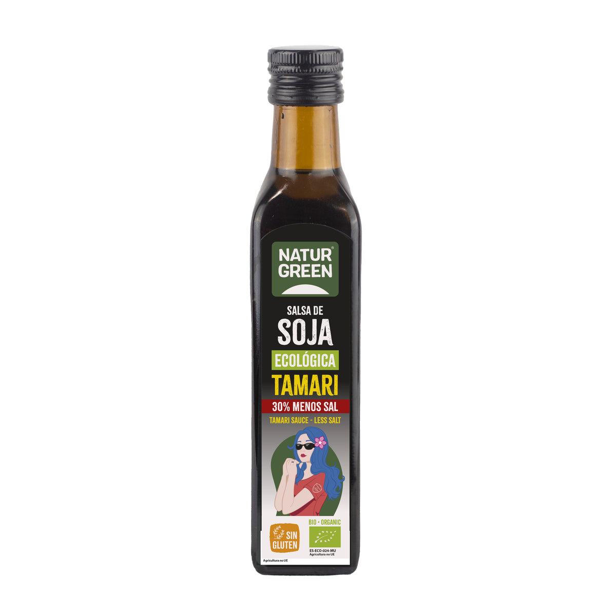 Tamari à teneur réduite en sel Bio NaturGreen 250 ml