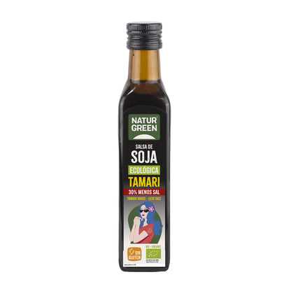 Tamari à teneur réduite en sel Bio NaturGreen 250 ml