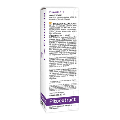 Fitoekstrakt Fumaria Eladiet 50 ml
