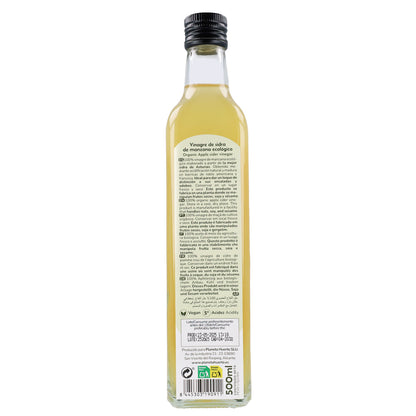 Lot de 3 vinaigres de cidre non filtrés ECO Planeta Huerto 500 ml