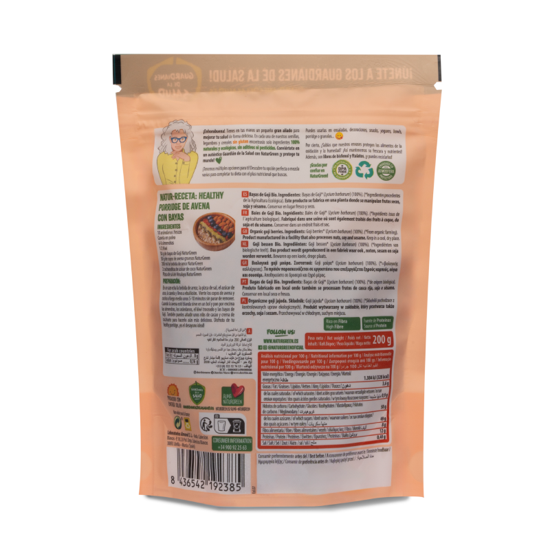 Biologische gojibessen Naturgreen 200 g