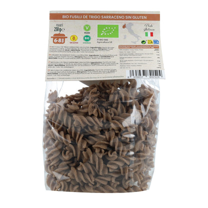 Glutenfri fusilli av glutenfri bovete Sol Natural 250 g