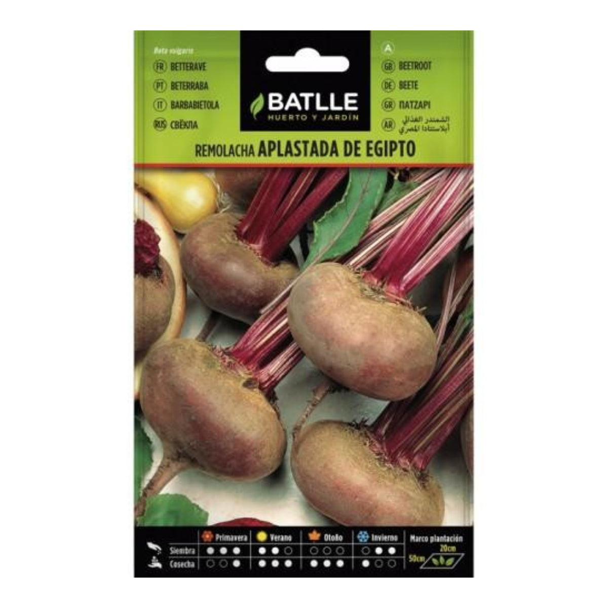 Batlle Crushed Egyptian Table Beet Seeds