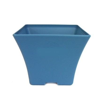 Pot pré-bonsaï en plastique bleu 11,5 x 11,5 x 9 cm