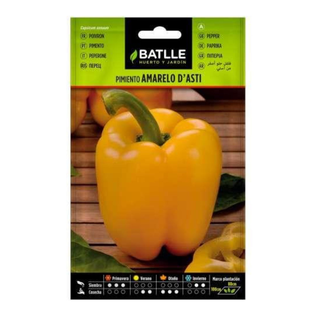 Gelbe Paprikasamen d´Asti Batlle