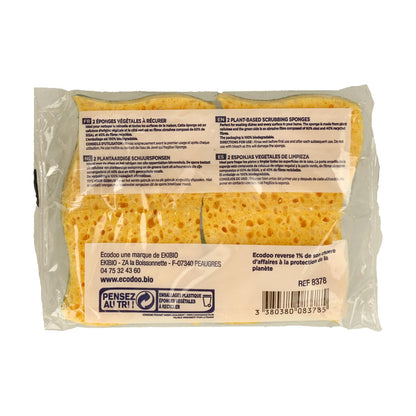 Ecodoo Gemüse-Scheuerschwamm, 2 Stück