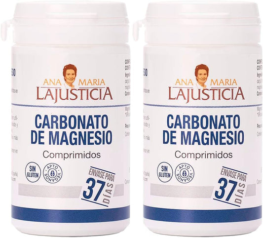 Confezione da 2 carbonato di magnesio Ana Maria LaJusticia, 75 compresse