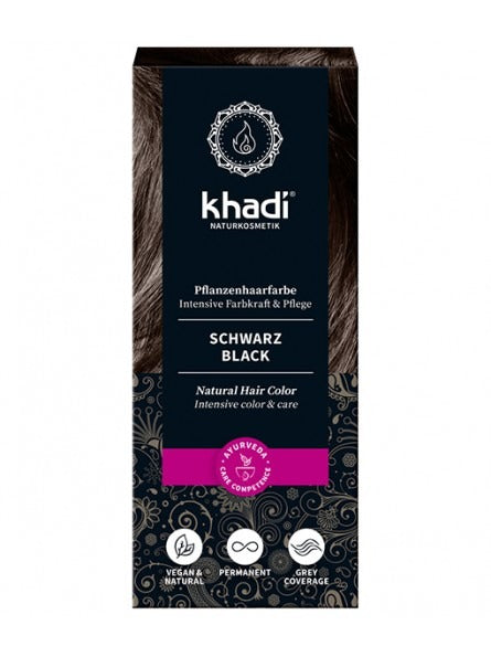 Teinture naturelle noire Khadi 100 g