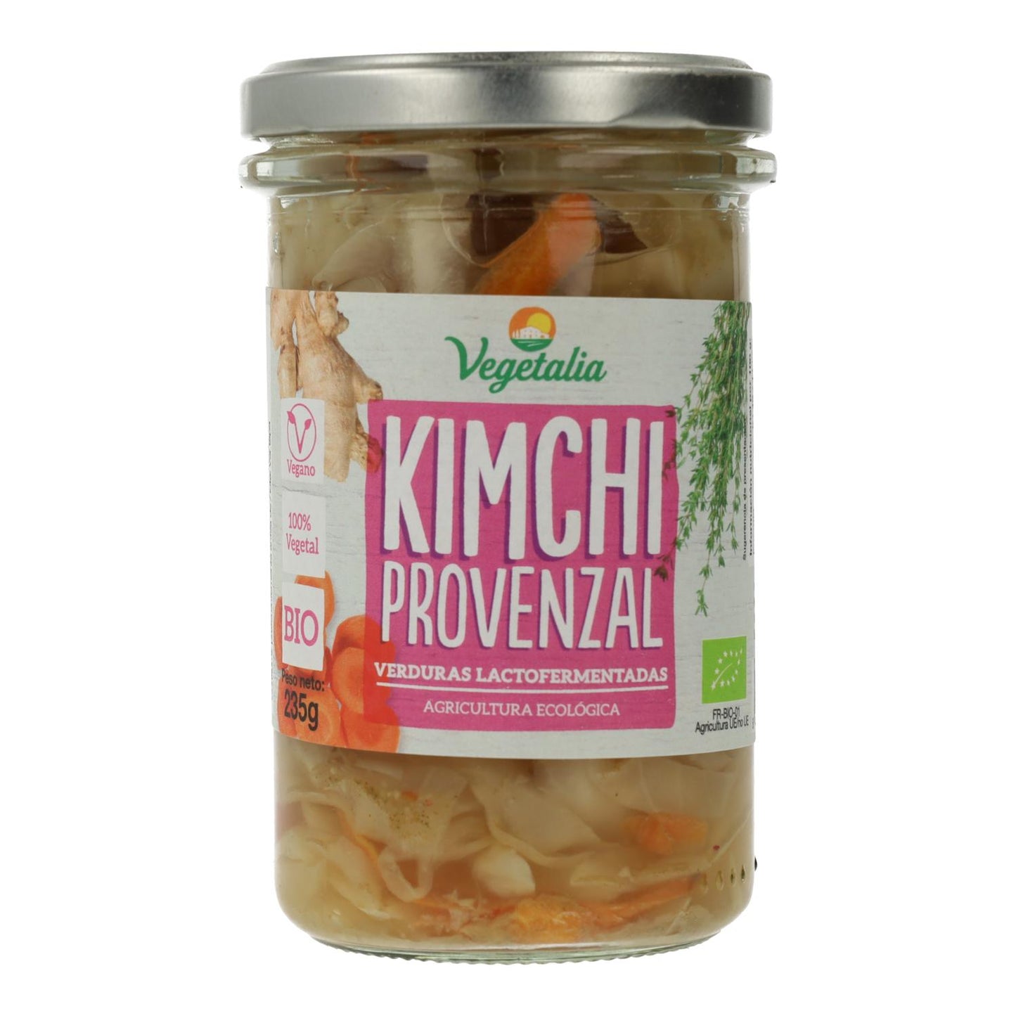 Milchfermentiertes Kimchi Provenzal Bio Vegetalia 235g