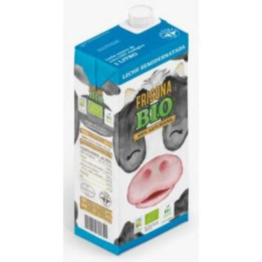 Bio-teilentrahmte friesische Milch 1L