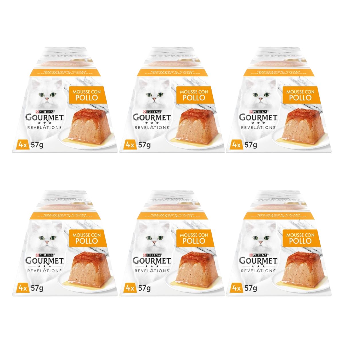 6er-Pack GOURMET REVELATIONS Hühnermousse (4 x 57 g)
