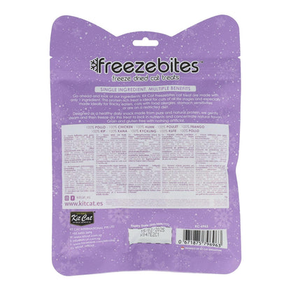 Kit Cat FreezeBites - Pollo 15 g Snack liofilizzato naturale per gatti