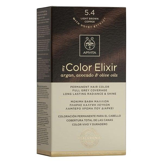Tinta My Color Elixir N5.4 Castano chiaro ramato Apivita