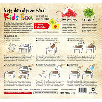 Anzuchtset für Kinder Seed Box Kids Batlle