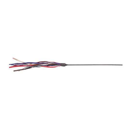 Spelstav med läderfjäder, 65 cm