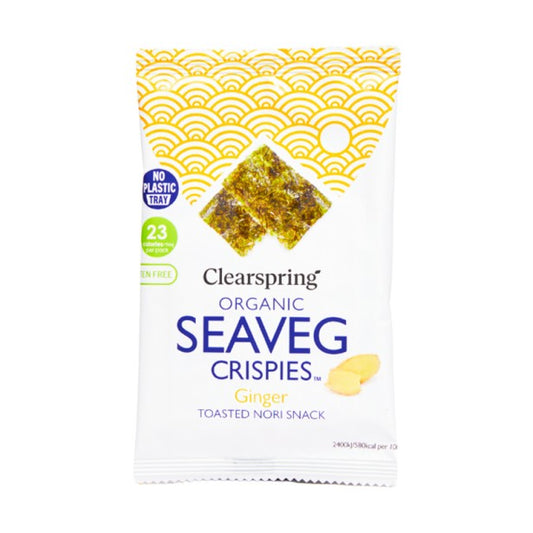 Algen-Snack Nori Bio-Ingwer Clearspring 4 g