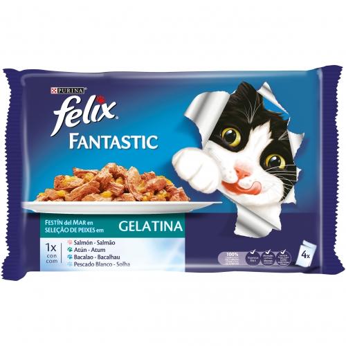 FELIX Fantastic Festín del Mar w galaretce 4 x 85 g