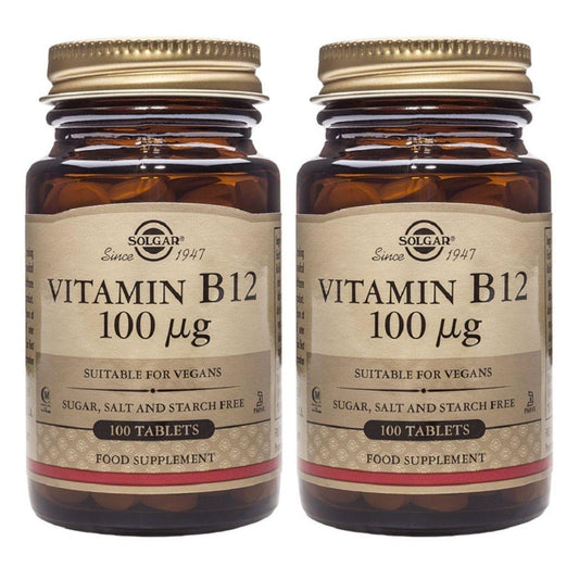 2-pack Vit B12 100 mcg Solgar 100 tabletter