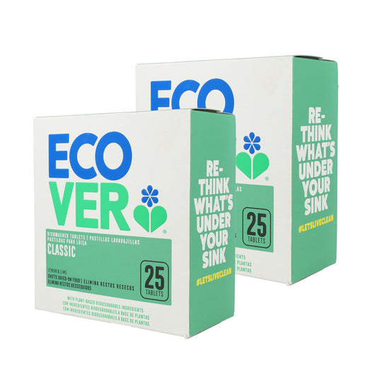 Zestaw 2x tabletek do zmywarek Classic Ecover 25 tabletek po 20 g