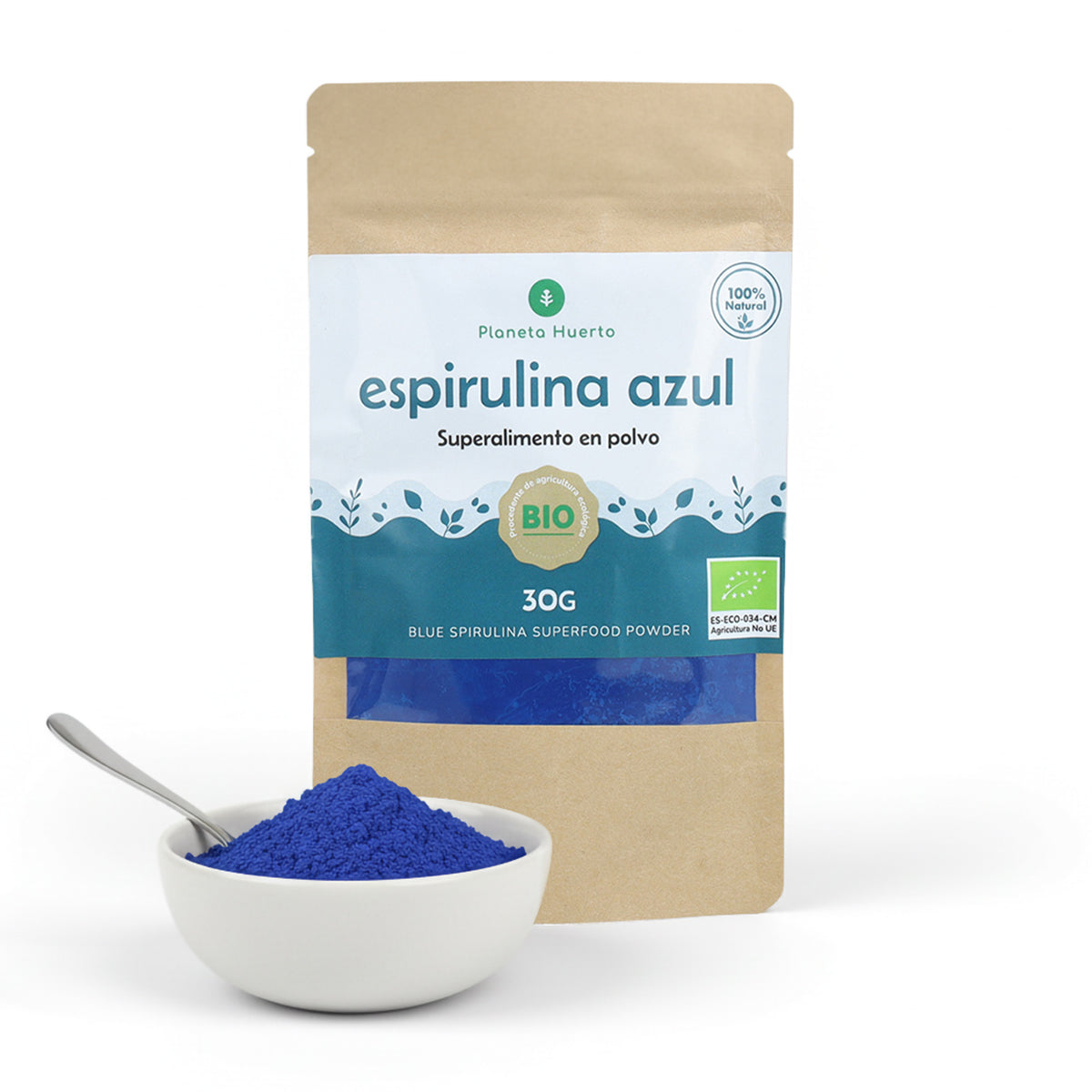 Blå Spirulina Planeta Huerto 30gr