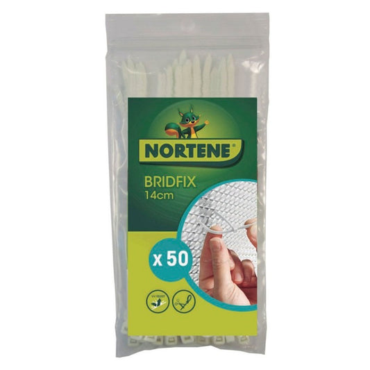 Fascette di fissaggio bianche Bridfix 50 pz Nortene