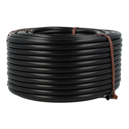 Schwarzer Mikro-Schlauch Ø 4 mm Planeta Huerto 25 m