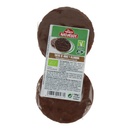 Reispuffer mit Johannisbrot, 100 g. Natursoy