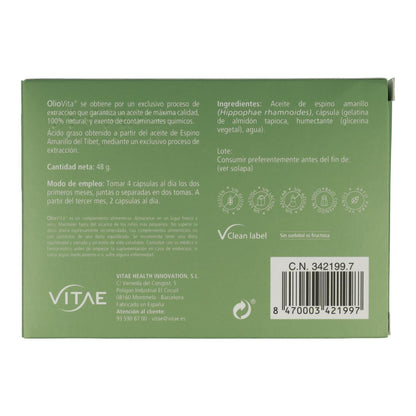 Oliovita 700 Mg Vitae 60 capsule