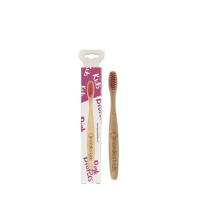 Brosse à dents en bambou pour enfants Rosa Nordics Oral Care