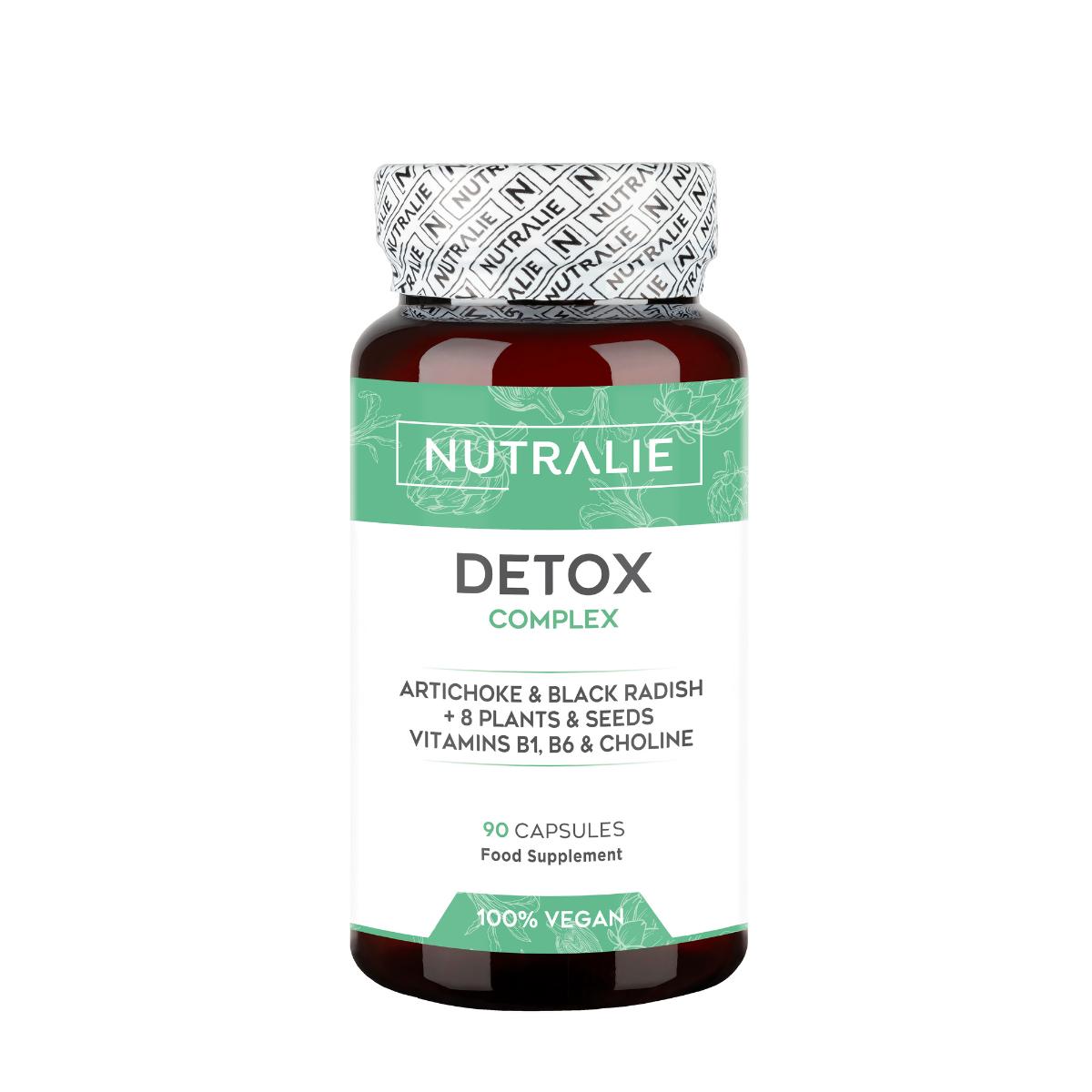 Nutralie Detox Complex med vitamin B1 + B6 och kolin 90 kapslar