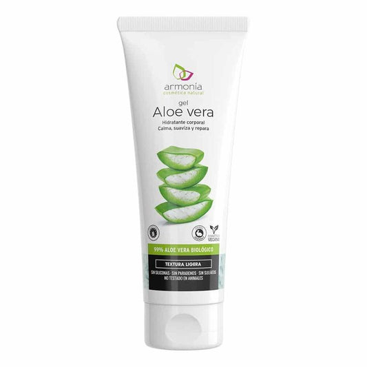99 % ekologisk aloe vera-gel från Armonía Cosmética natural 200 ml