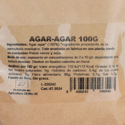 Agar Agar Bio pulver NaturGreen 100 g