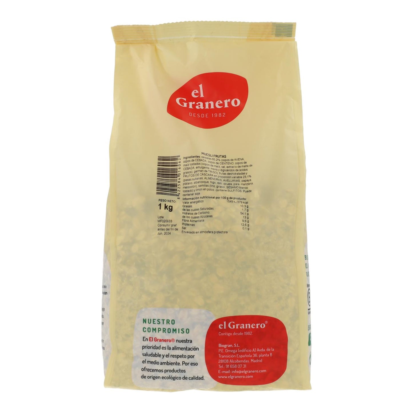 Fruktmüsli El Granero 1 kg