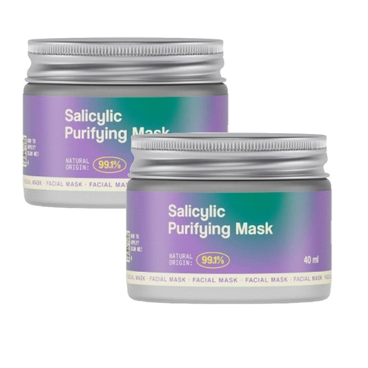 Pack of 2 Freshly Salicylic Purifying Face Masks 40 ml